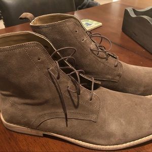 ASOS Suede Boots. NEVER WORN. Size 12.